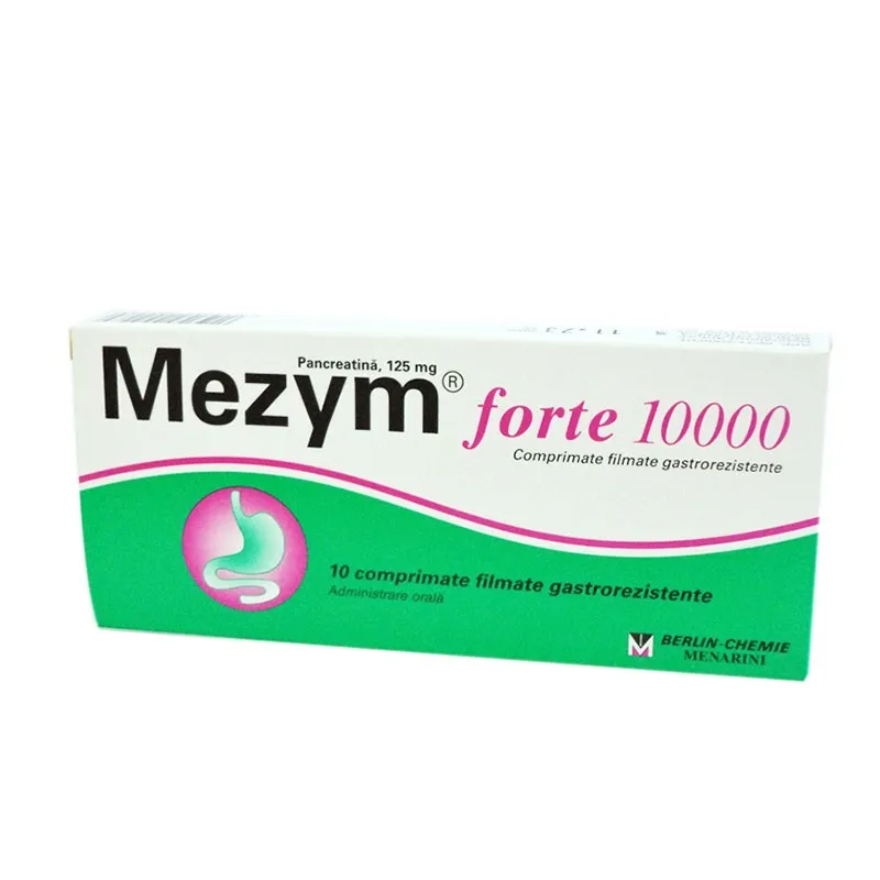 Mezym Forte 10000, 10 comprimate, Berlin-Chemie
