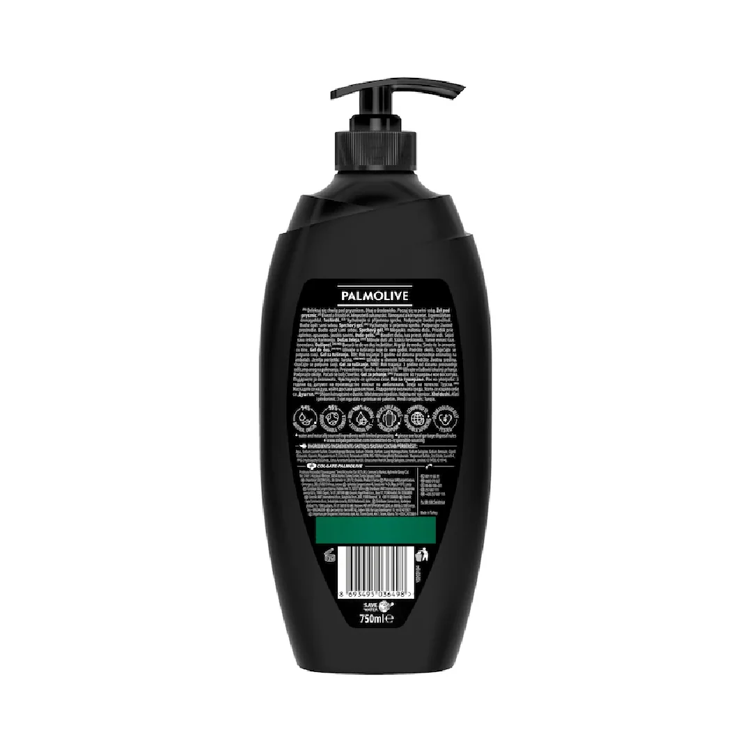Gel de dus cu pompita Men Energising, 750ml, Palmolive