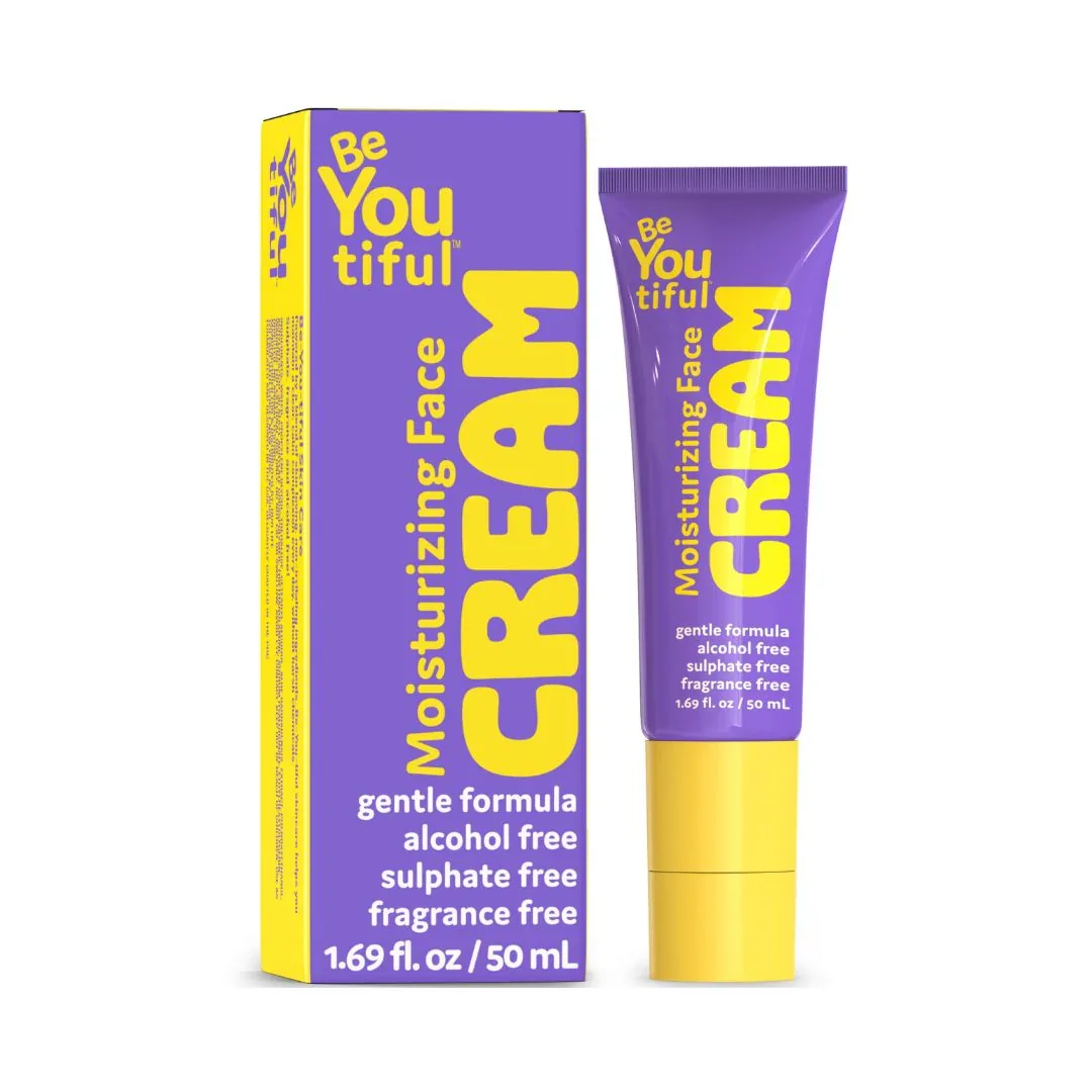 Crema de fata hidratanta pentru adolescenti si tineri, 50ml, BeYoutiful 