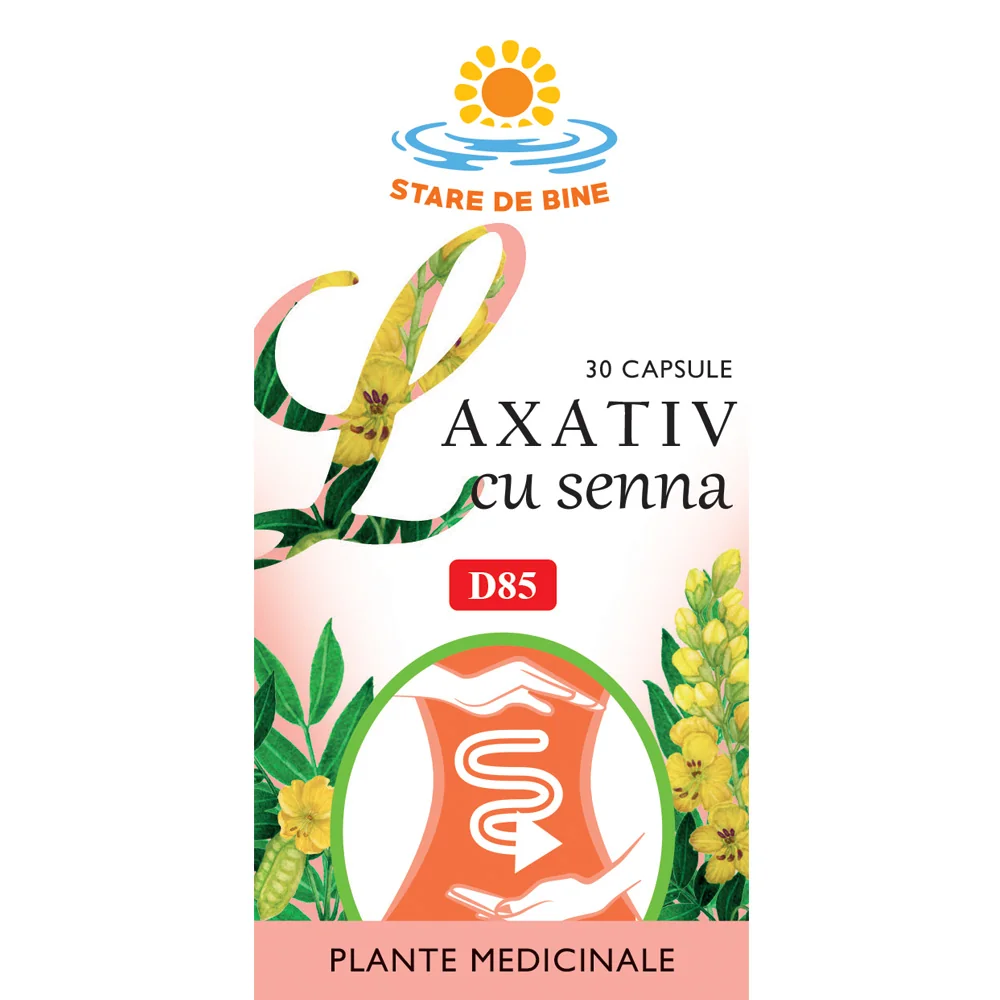 Laxativ cu Senna D85, 30 capsule, Fares