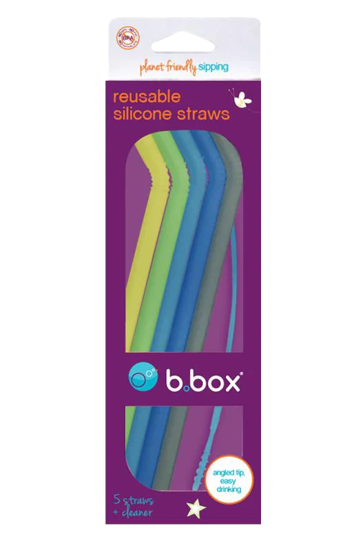 Set 5 paie din silicon cu perie de curatat pentru +3 ani, Bbox