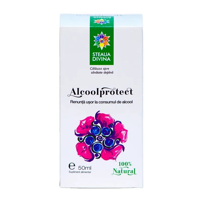 Alcoolprotect extract hidroalcoolic, 50ml, Steaua Divina