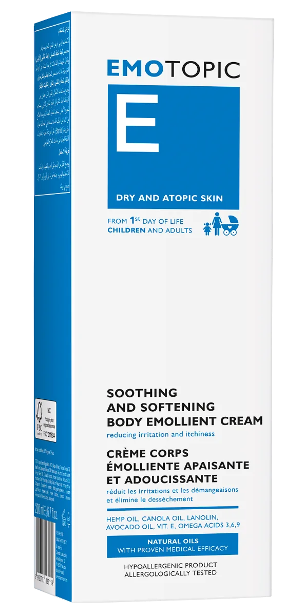 Crema calmanta & emolienta anti-iritatii si mancarime Dry and Atopic E, 200ml, Pharmaceris