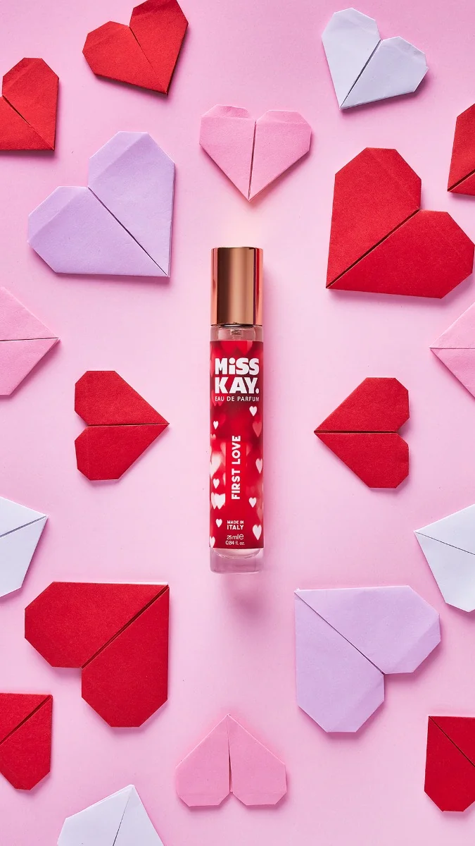 Apa de parfum pentru femei First Love, 25ml, Miss Kay