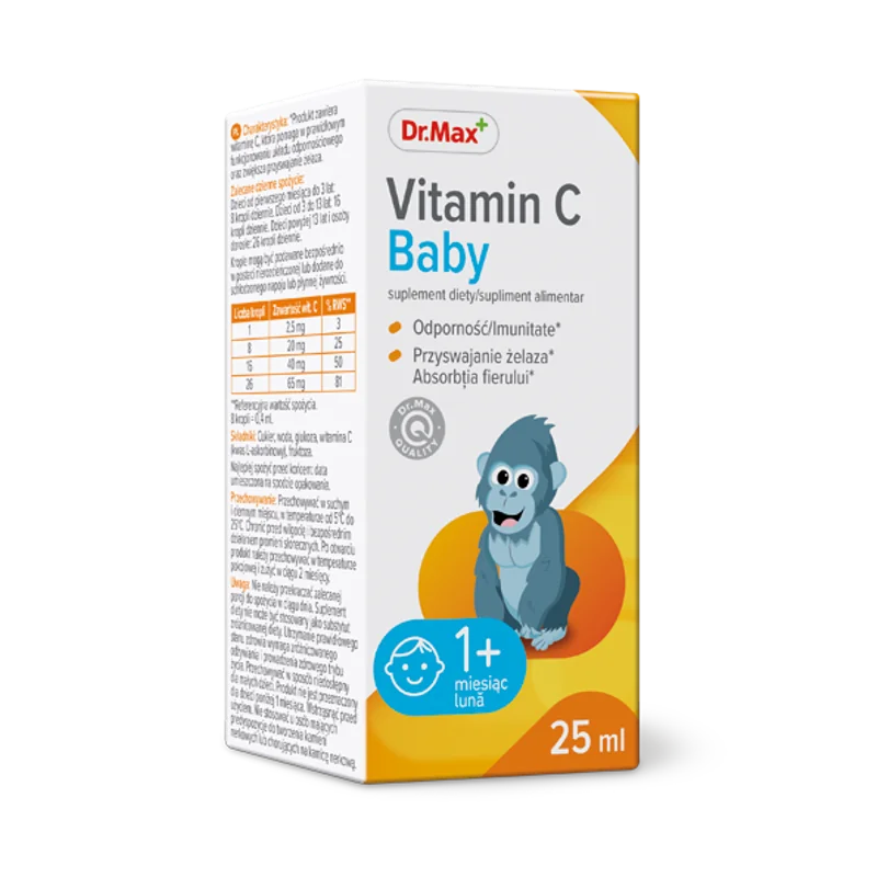 Dr. Max Vitamin C Baby picaturi, 25ml