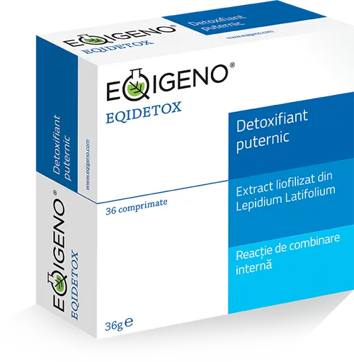 Eqidetox detoxifiant puternic, 36 comprimate, Eqigeno