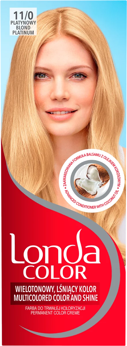 Vopsea de par permanenta 11/0 Blond Platinum, 110ml, Londa