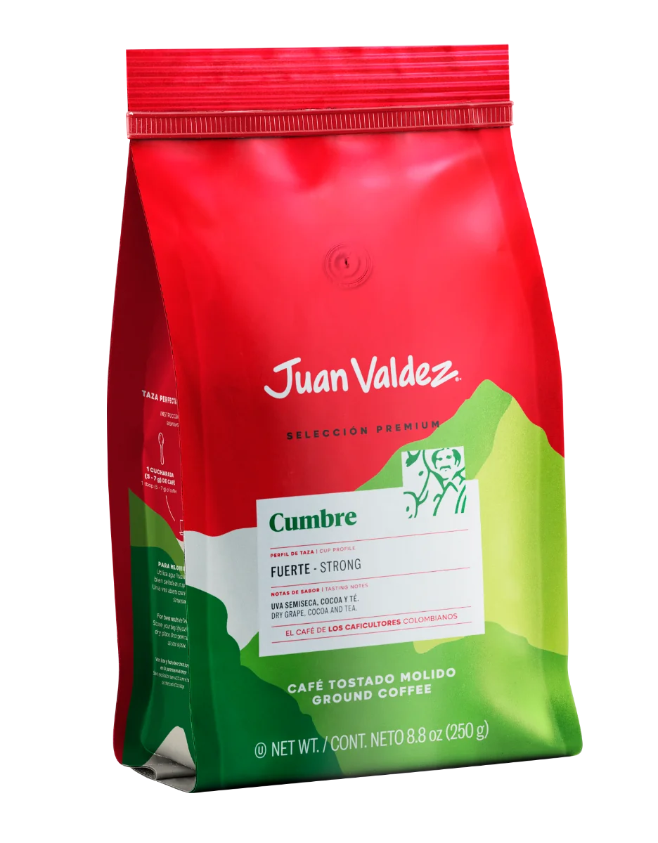 Cafea premium macinata Cumbre, 250g, Juan Valdez