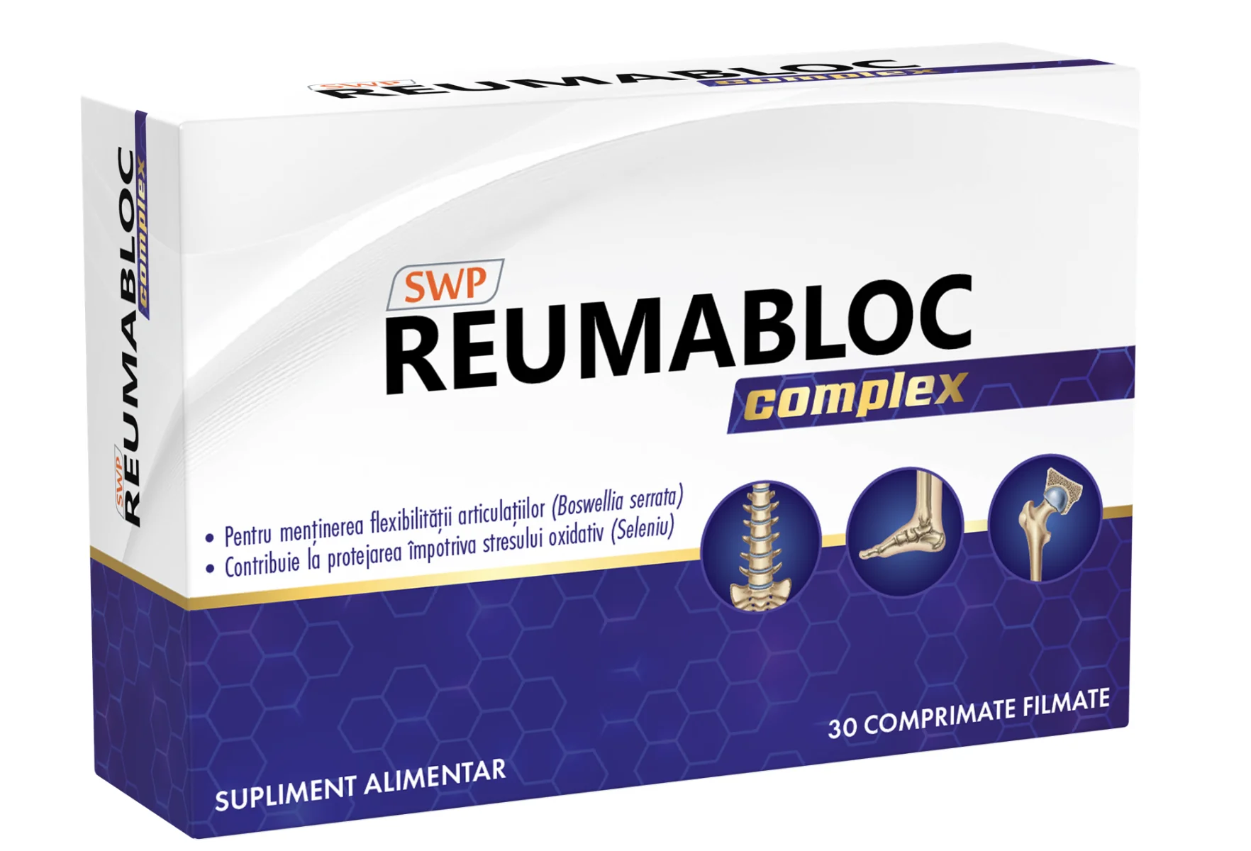 Reumabloc Complex, 30 comprimate filmate, Sun Wave Pharma 