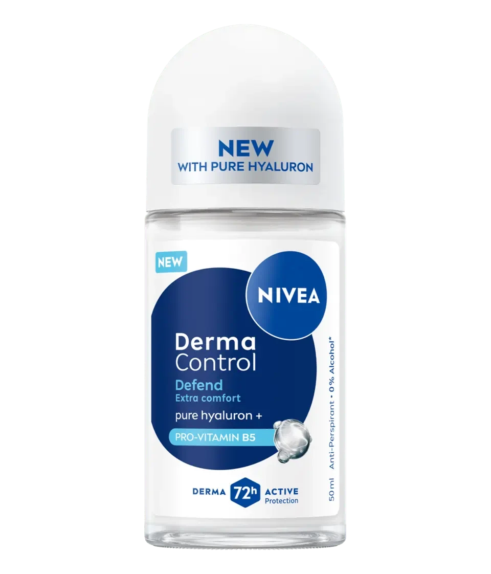 Deodorant roll-on pentru femei Derma Control Defend, 50ml, Nivea