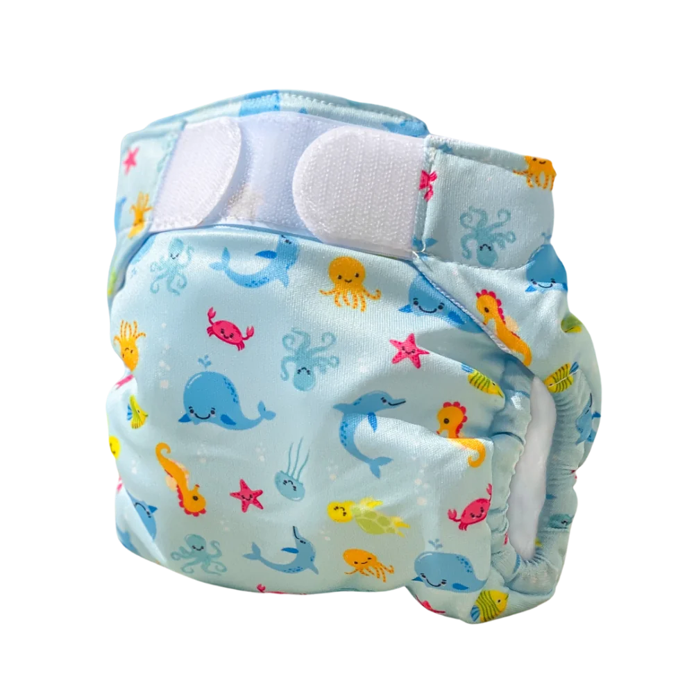 Scutec inot reutilizabil 9-16 kg Albastru, 1 bucata, Freds Swim Academy