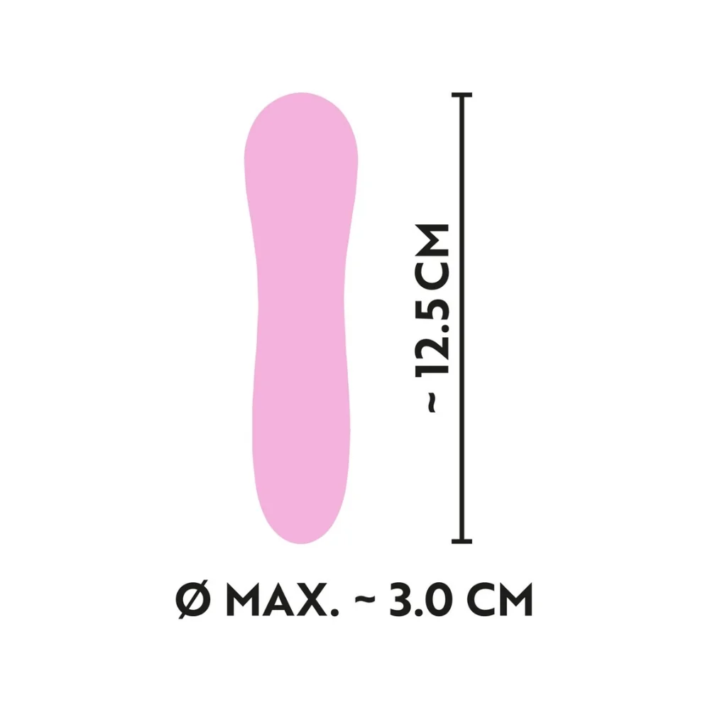 Mini vibrator cu 7 moduri de vibratie roz, 1 bucata, Cuties