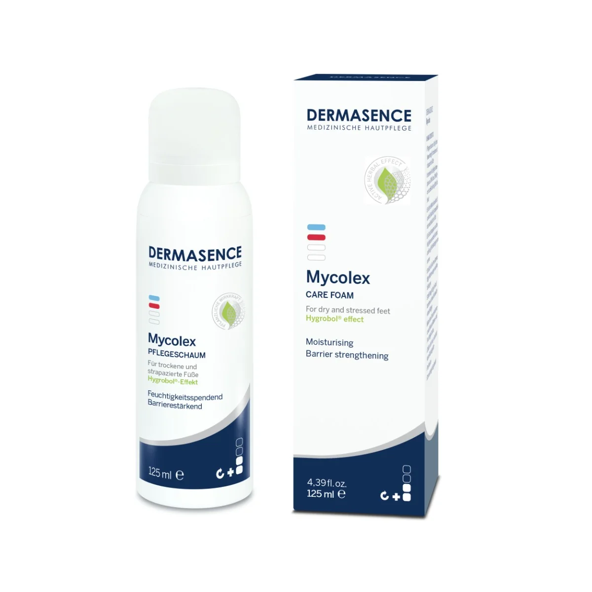 Spuma pentru ingrijirea picioarelor si unghiilor Mycolex, 125ml, Dermasence