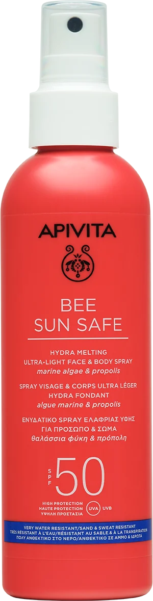 Apivita Spray Ultra-Light Bee Sun Safe SPF50, 200ml