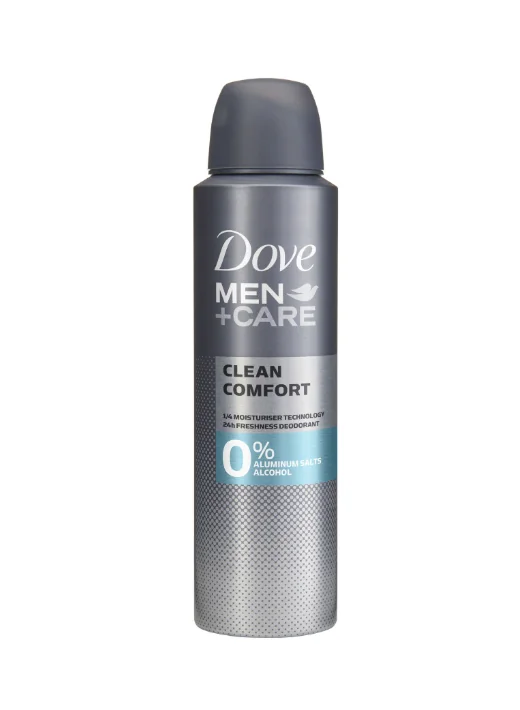 Spray AluFree Clean Comfort Men+Care, 150ml, Dove