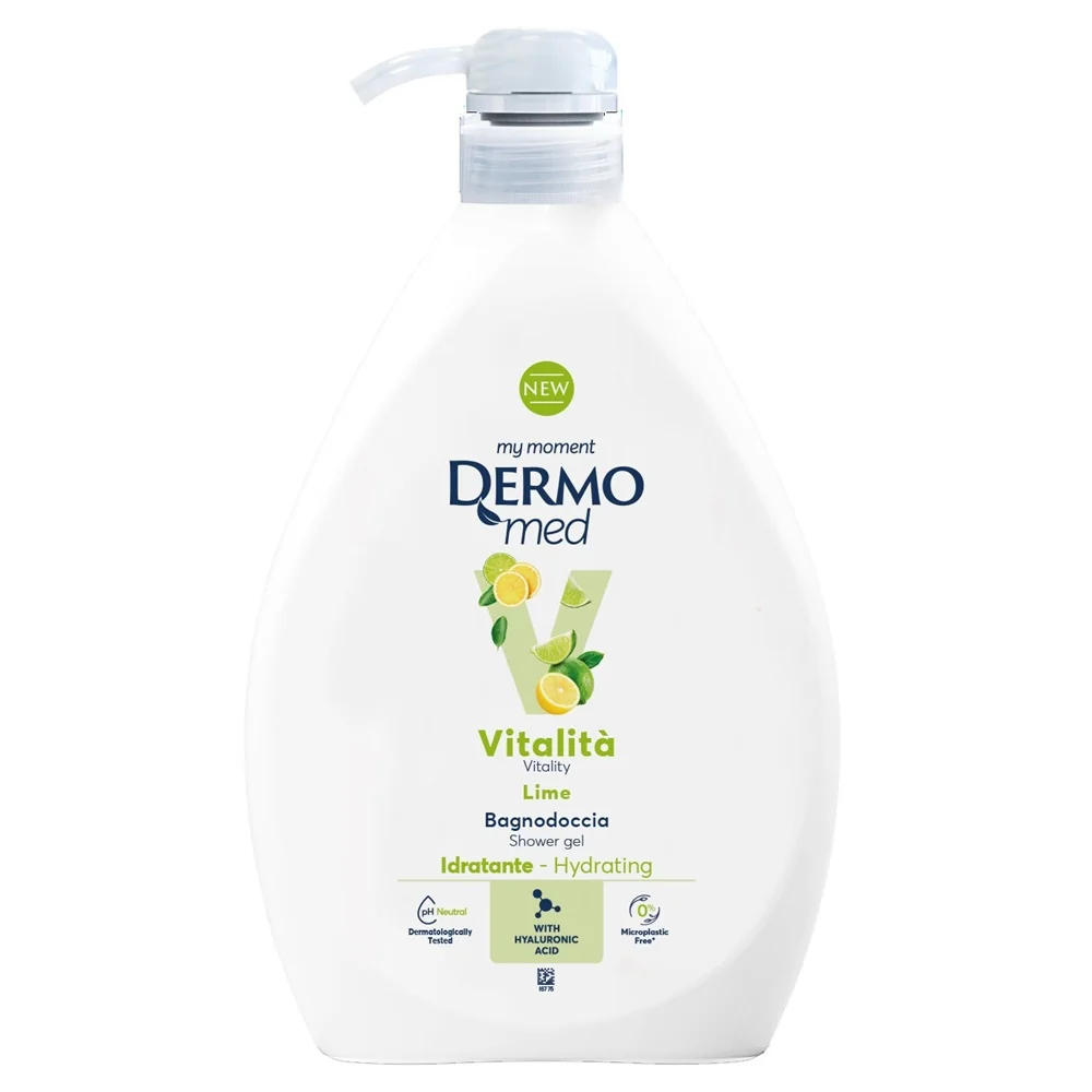 Gel de dus cu aroma de lime Vitalita, 1000ml, Dermomed
