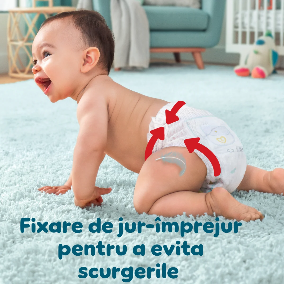 Scutece-chilotel Premium Care Pants Nr.5 12-17kg, 34 bucati, Pampers