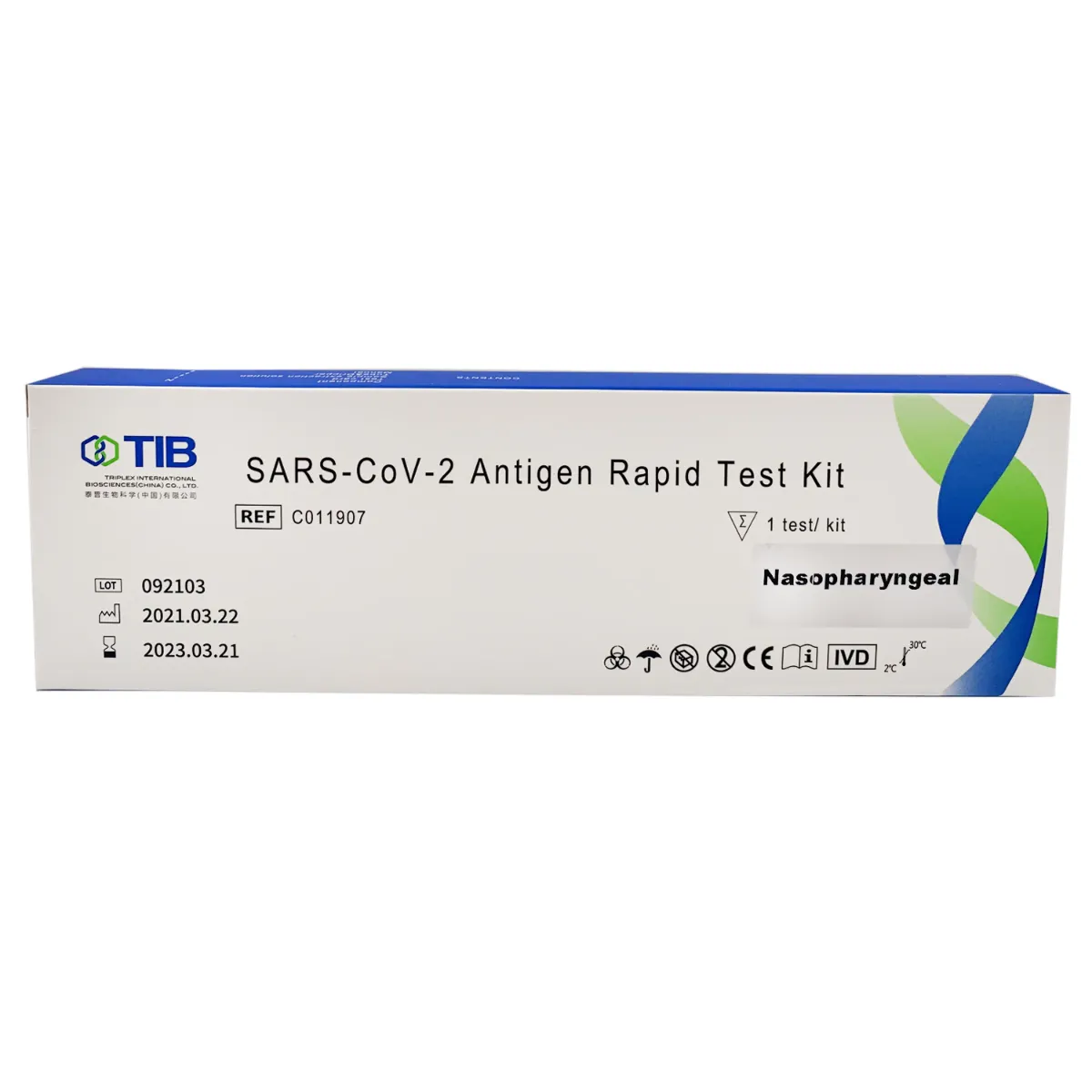 Test Rapid COVID-19 Antigen Nazofaringian, 1 bucata, Triplex