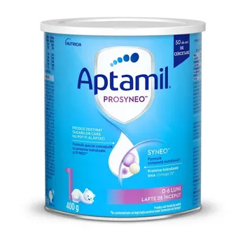 Lapte praf Prosyeno 0-6 luni, 400g, Aptamil 