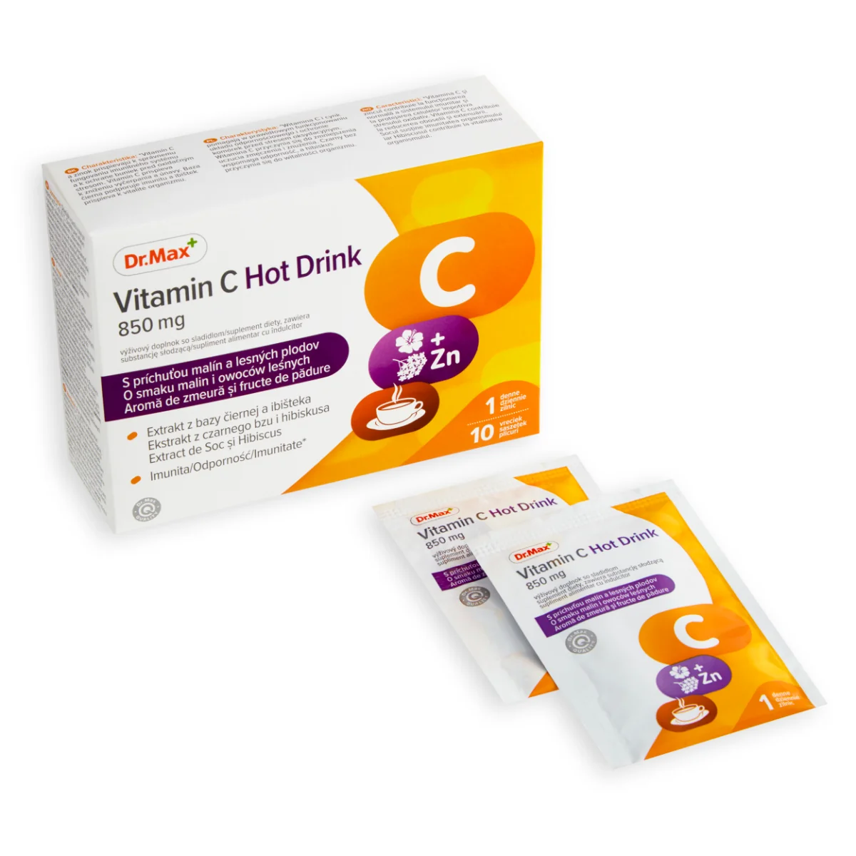 Dr. Max Vitamin C Hot Drink​, 10 plicuri