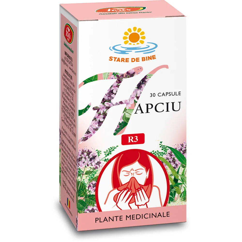 Hapciu raceala si gripa, 30 capsule, Fares