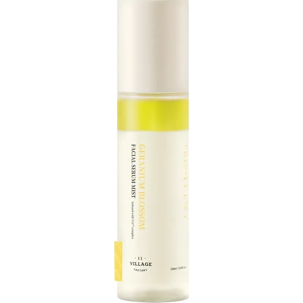 Ser facial nutritiv tip spray Geranium Blossom Fresh Dewy, 100ml, Village 11 Factory