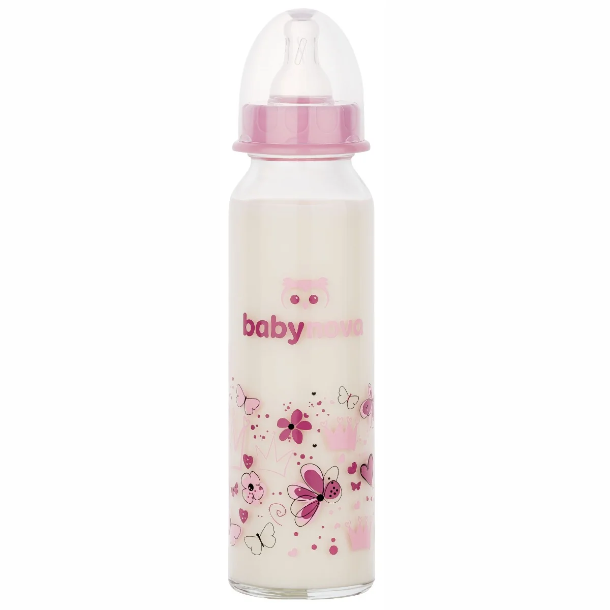 Biberon din sticla, 240ml, Baby Nova