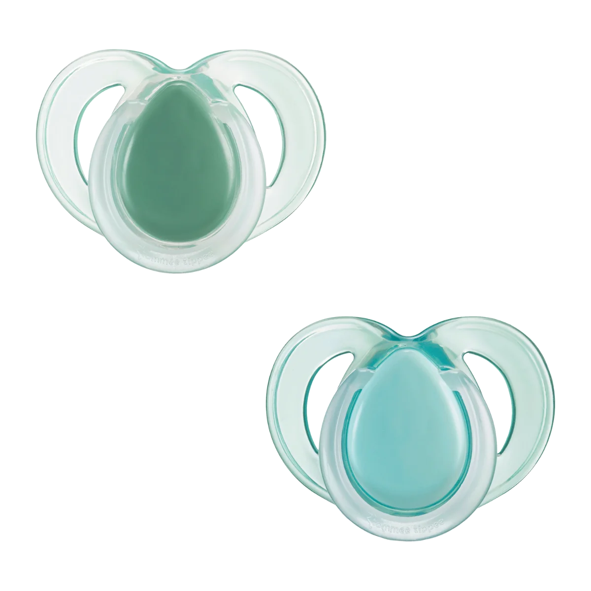 Suzeta ortodontica de noapte care lumineaza in intuneric pentru 18-36 luni Verde, 2 bucati, Tommee Tippee