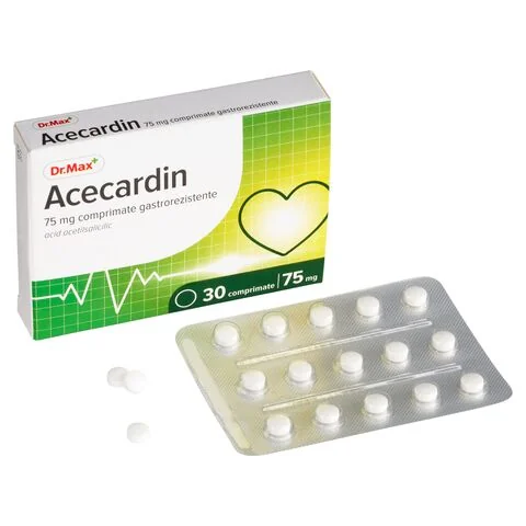 Dr. Max Acecardin 75mg, 30 comprimate gastrorezistente
