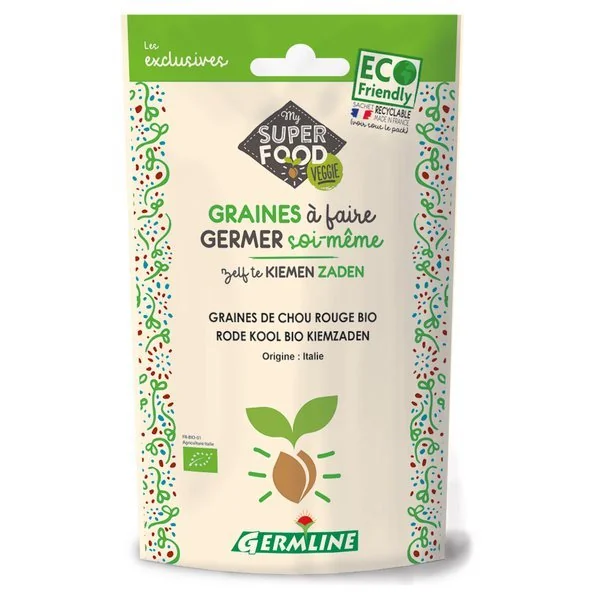 Varza rosie seminte pentru germinat Bio, 100g, Germline