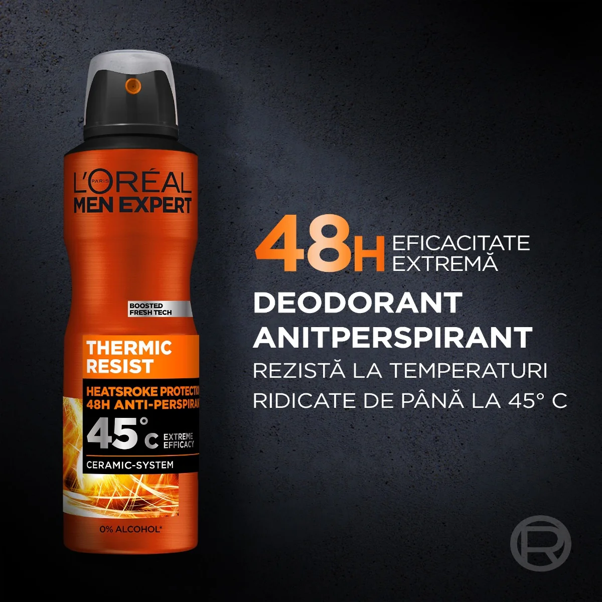 Antiperspirant spray Thermic Resist, 150ml, L'oreal Men Expert