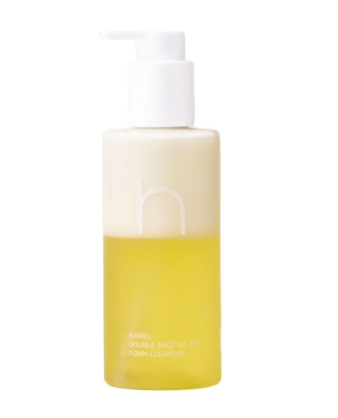 Demachiant cu dubla actiune Double Shot Oil to Foam, 200ml, Hamel