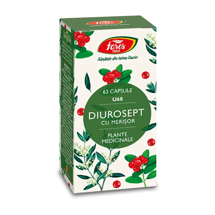 Diurosept U68, 63 capsule, Fares