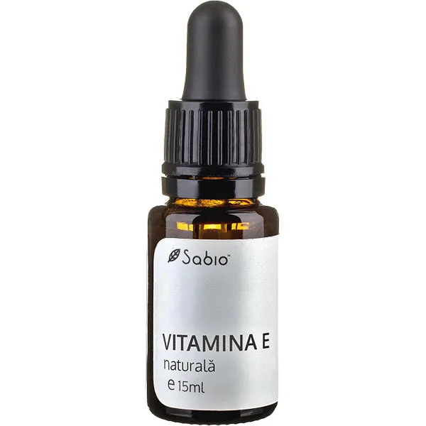 Vitamina E, 15ml, Sabio