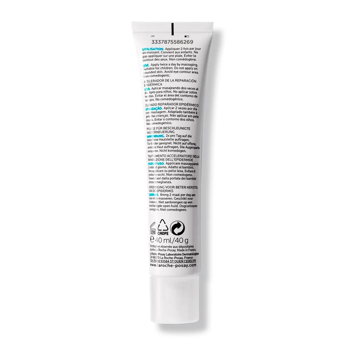 Gel-crema reparator pentru iritatii ale pielii si cicatrici Cicaplast, 40ml, La Roche-Posay