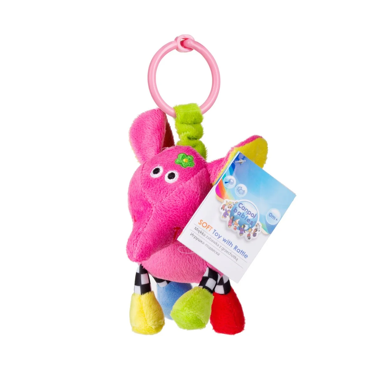 Jucarie moale zornaitoare Crazy Animals, 1 bucata, Canpol babies