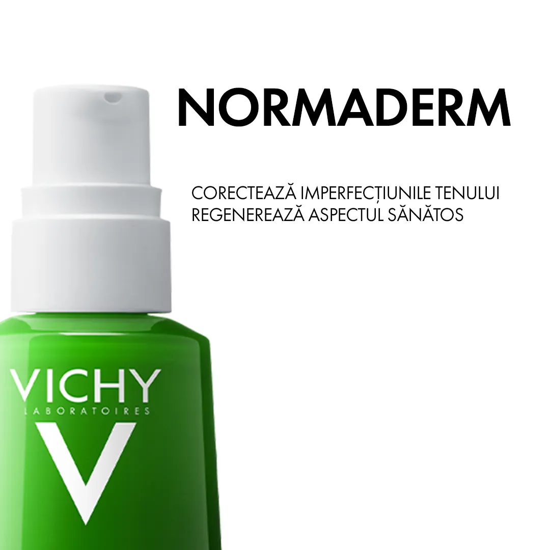 Crema hidratanta cu acid salicilic pentru ten gras cu tendinta acneica Normaderm, 50ml, Vichy 