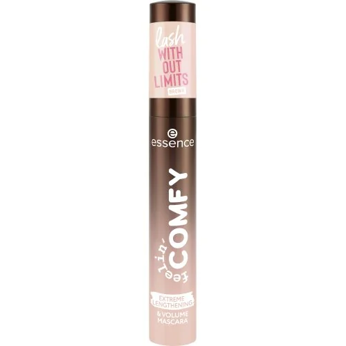 Mascara extreme lengthening & volume brown 01 feelin comfy, 13ml, Essence