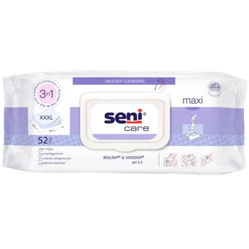 Servetele umede XXXL 25×30cm, 52 bucati, Seni
