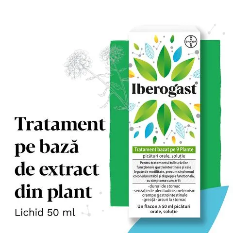 Iberogast picaturi orale, 50ml, Bayer