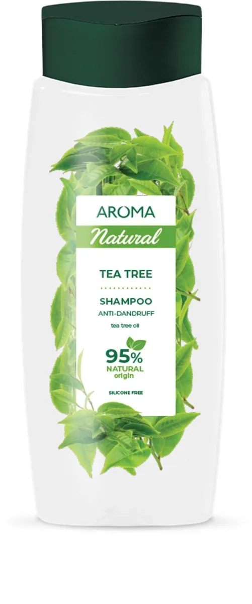 Sampon anti-matreata cu arbore de ceai Natural, 400ml, Aroma