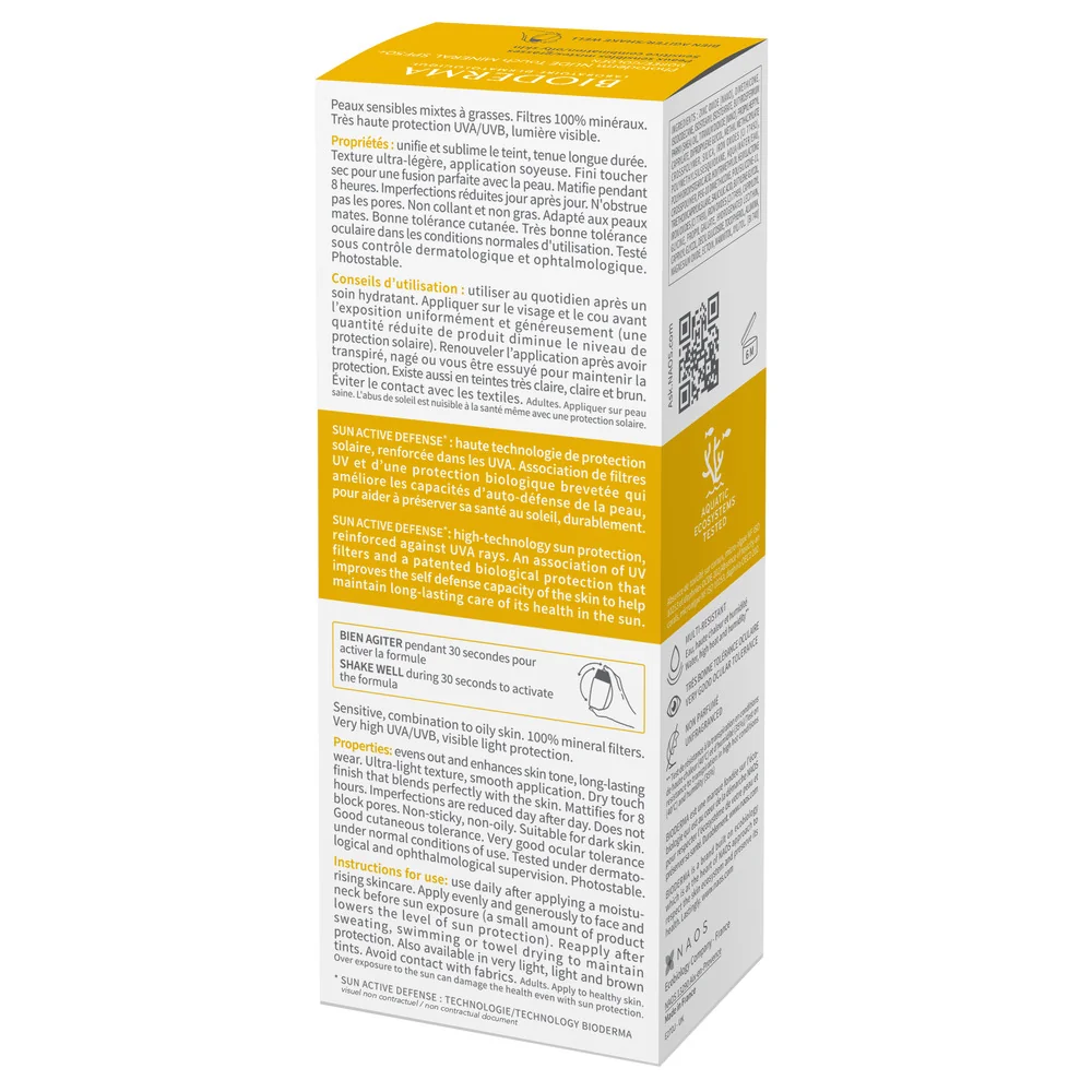 Fluid Nude Touch Mineral Auriu cu SPF50+ Photoderm, 40ml, Bioderma