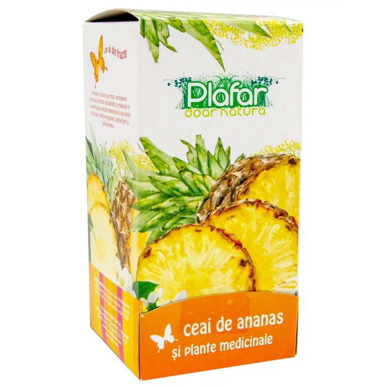 Ceai de ananas Premium, 20 plicuri, Plafar