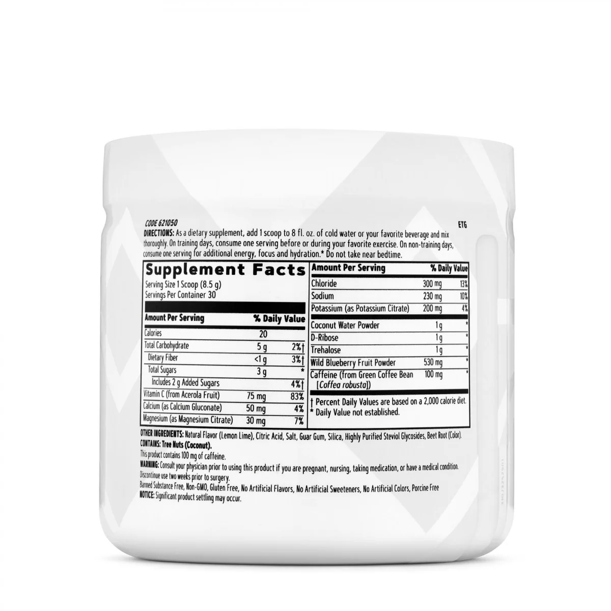 Pudra energizanta cu electroliti si aroma de pepene verde, mango si portocala, 249g, GNC