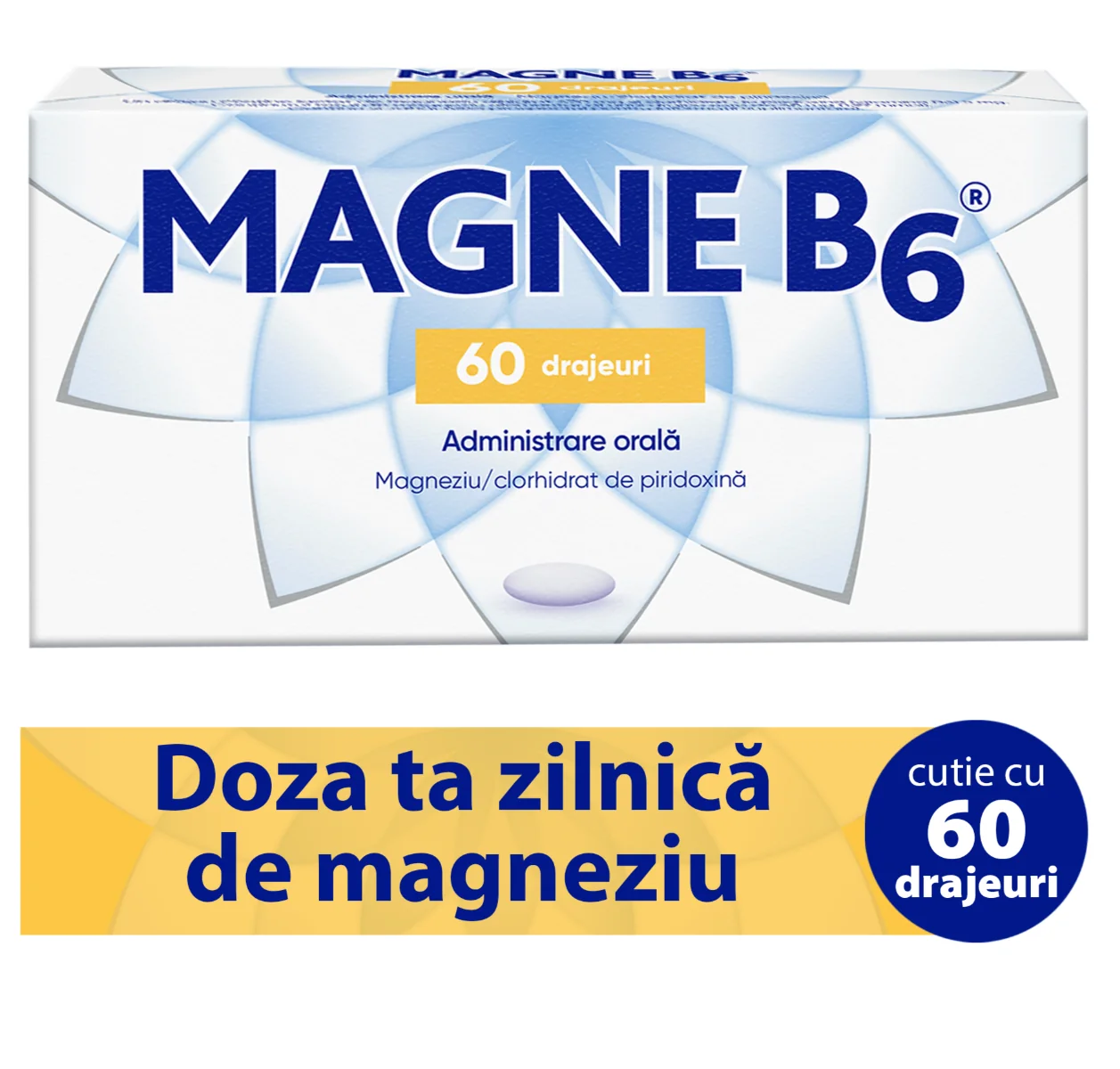 Magne B6, 60 drajeuri, Sanofi