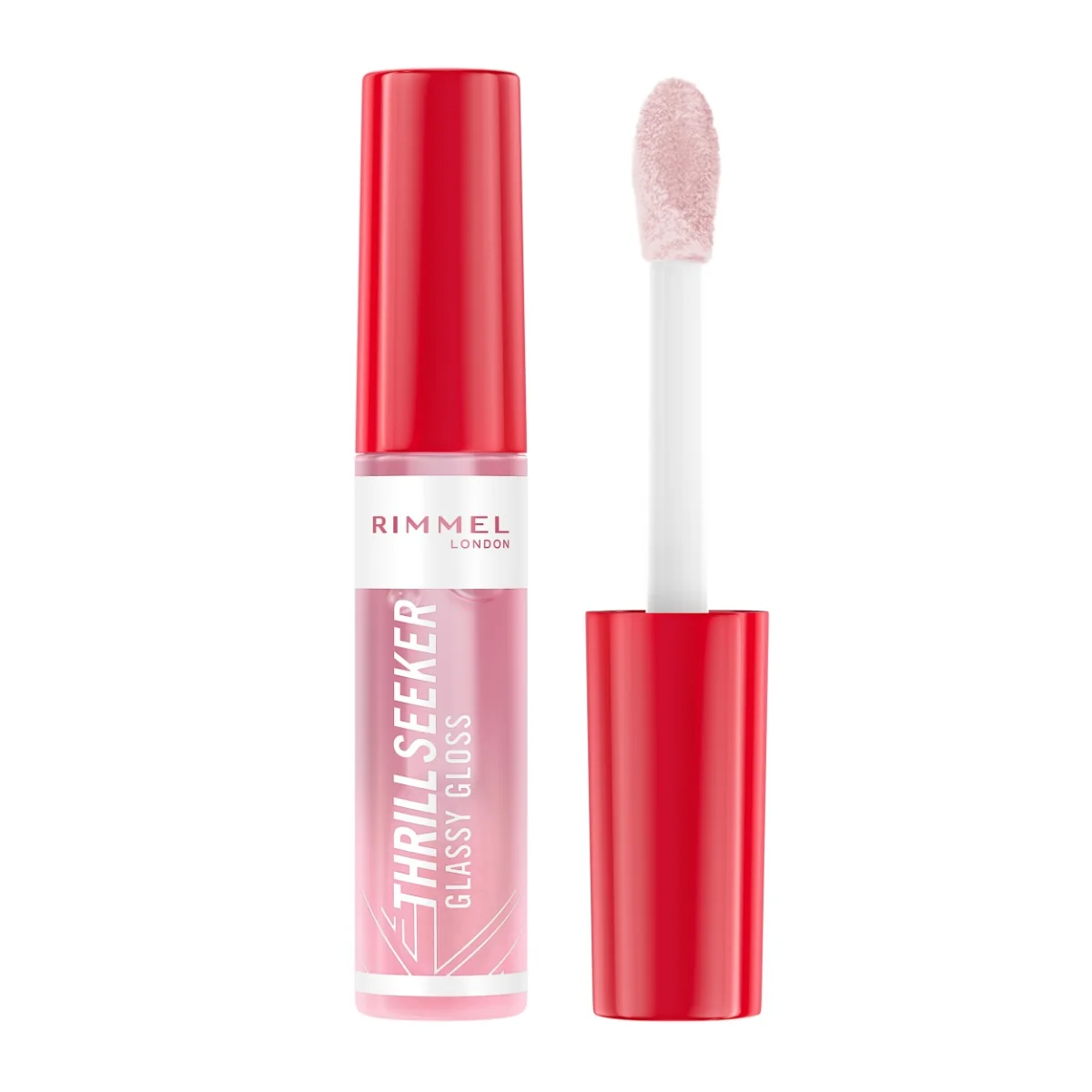 Luciu de buze Thrill Seeker Glassy Lip Gloss 100 Coco Suga, 10ml, Rimmel London