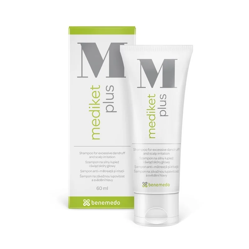 Sampon dermatologic anti–matreata si iritatii Mediket Plus, 60ml, Benemedo