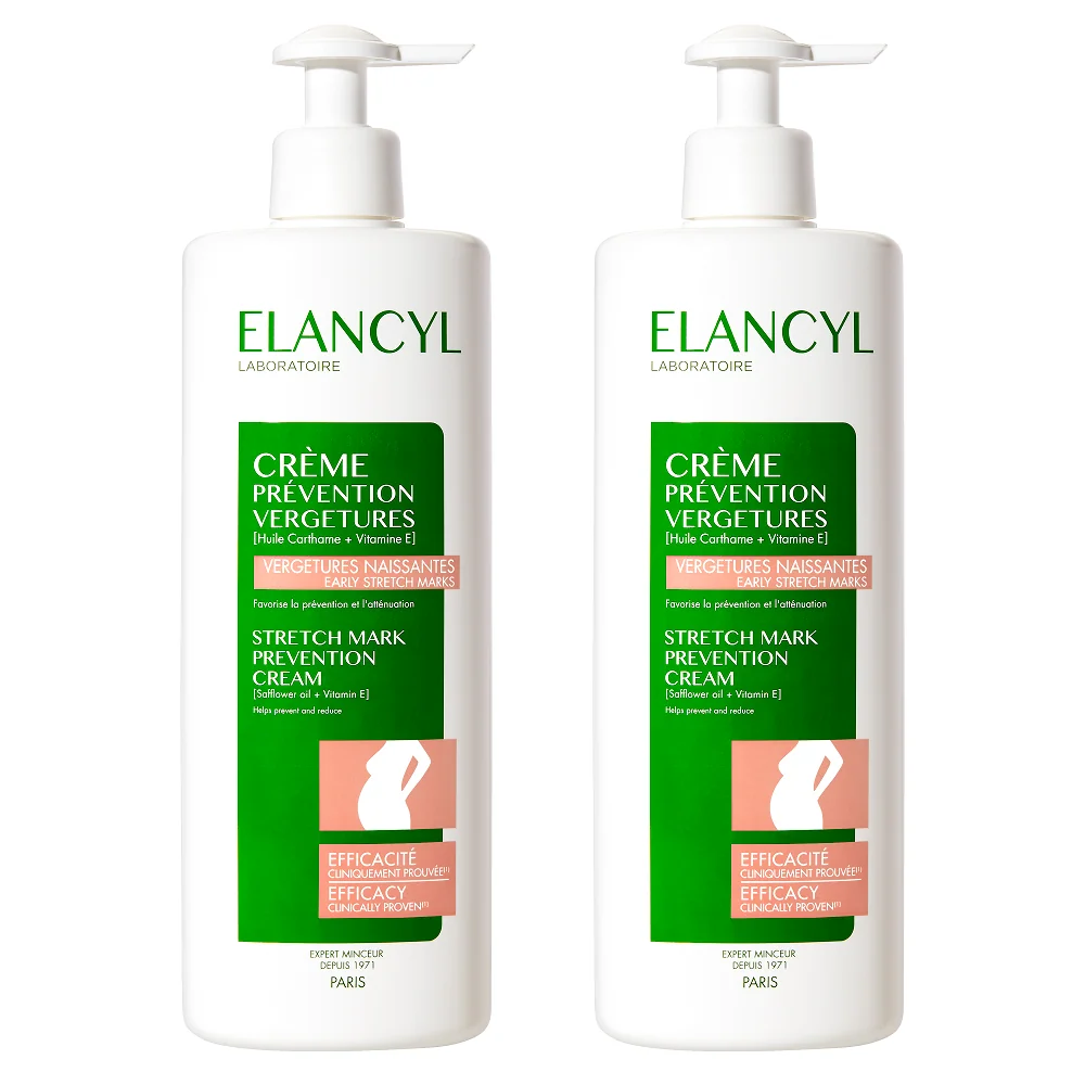 Pachet Crema de corp impotriva vergeturilor materne 1 + 75% reducere la cel de-al doilea produs, 2 x 500ml, Elancyl