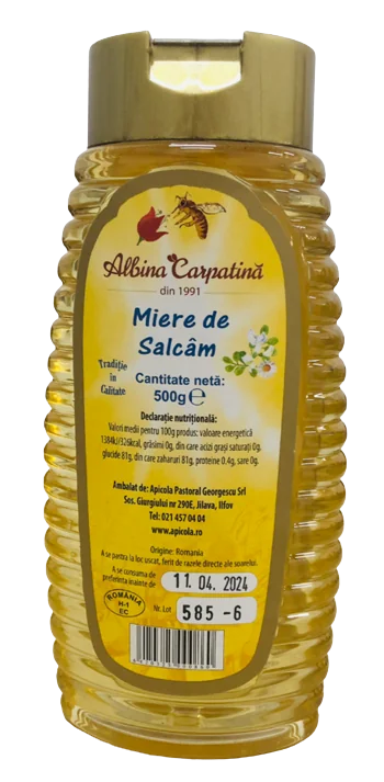 Miere salcam, 500g, Apicola