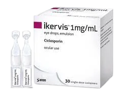 Ikervis picaturi oftalmice 1mg/ml, 30 fiole, Santen